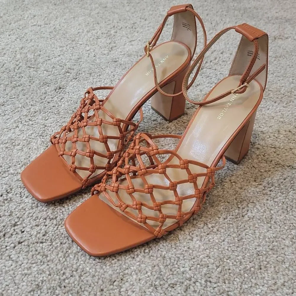 ANN TAYLOR Women's Strappy Sandals Heel Size 11